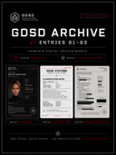 GDSD Archive Entries 01-03 complete digital archive bundle